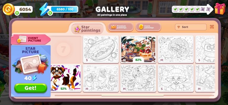 Gallery: Раскраска по номерам для iOS — скриншот 4