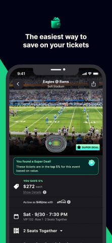 Gametime — Last Minute Tickets для Android — скриншот 2