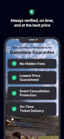 Gametime — Last Minute Tickets для Android — скриншот 3