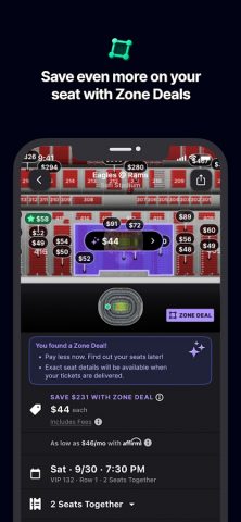 Gametime — Last Minute Tickets для Android — скриншот 5