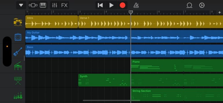 GarageBand — скриншот 5