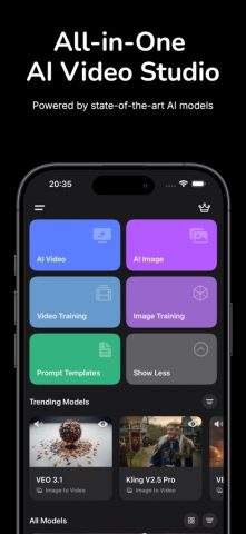 Gen AI Video Generator для iOS — скриншот 1