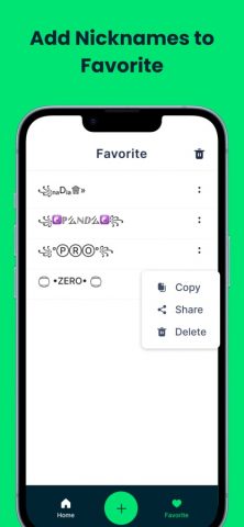 Генератор ников для игр cs для iOS — скриншот 2