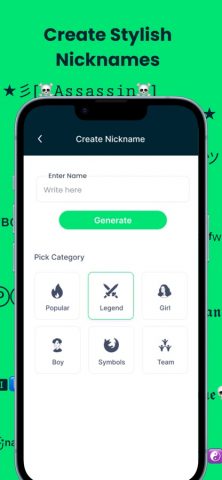 Генератор ников для игр cs для iOS — скриншот 4