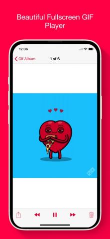 Gif Viewer & Player для iOS — скриншот 3