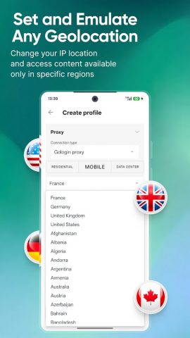 Gologin для Android — скриншот 2