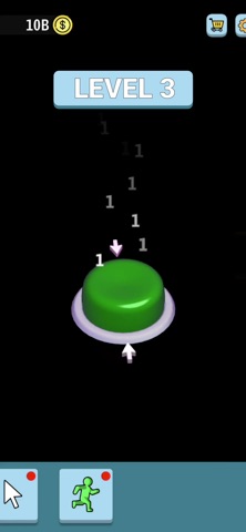 Green button: Автокликер 3D для iOS — официальный трейлер