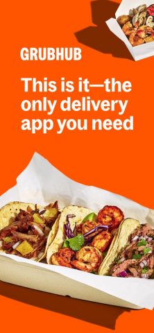 Grubhub: Food Delivery для iOS — скриншот 1