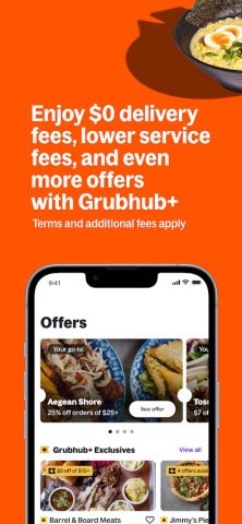 Grubhub: Food Delivery для Android — скриншот 5