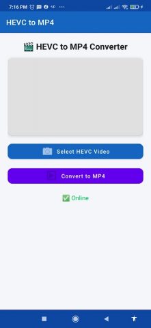 HEVC to MP4 Converter для Android — скриншот 2