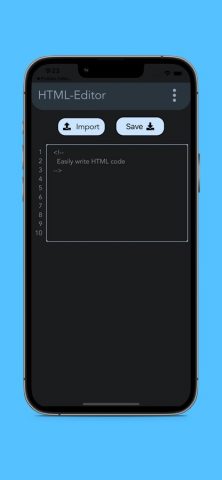 HTML Editor — .html Editor для iOS — скриншот 3