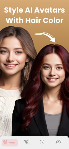 Haircut Filter Dye My Hair для iOS — скриншот 1