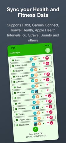 Health Sync by appyhapps для iOS — скриншот 1