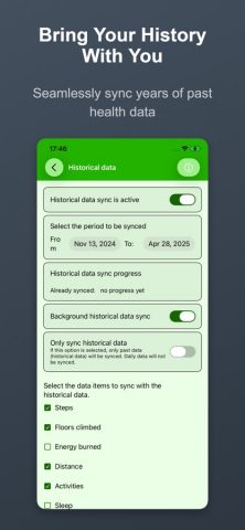 Health Sync by appyhapps для iOS — скриншот 4