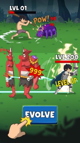 Hero Hero Clicker — Idle RPG для Android — скриншот 3