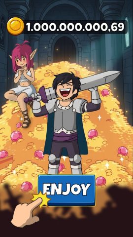 Hero Hero Clicker — Idle RPG для Android — скриншот 4