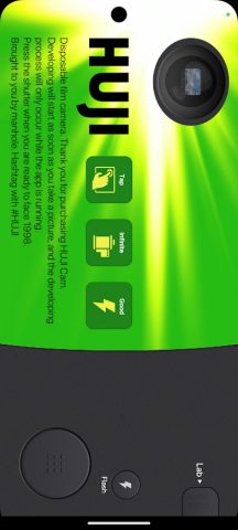 Huji Cam для Android — скриншот 1