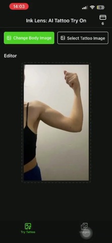 ИИ-Примерка Тату: Ink Lens для iOS — официальный трейлер