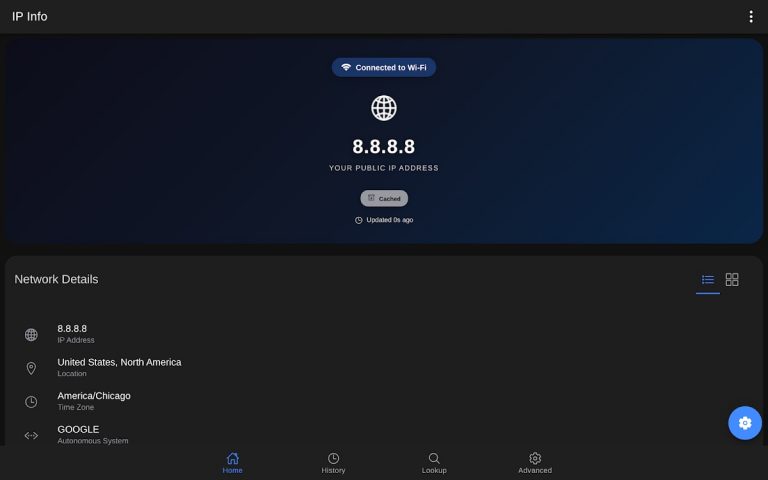 IP Info: Public IP, Geo Lookup для Android — скриншот 5