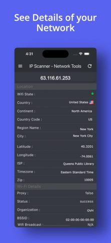 IP Scanner: Network Tools для iOS — скриншот 1