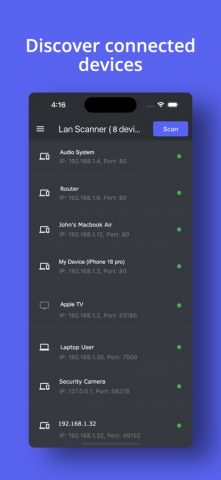 IP Scanner: Network Tools для iOS — скриншот 2