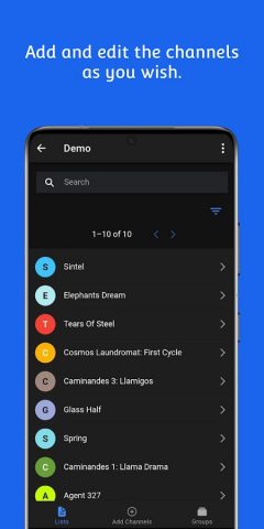 IPTV List Editor для Android — скриншот 2