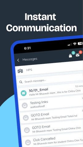 IRIS ParentMail для Android — скриншот 1