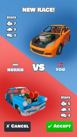 Idle Racer — 3D машины и гонки для Android — скриншот 3