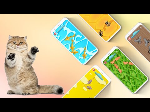Игра для котов — Мышки и Рыбки для Android — официальный трейлер