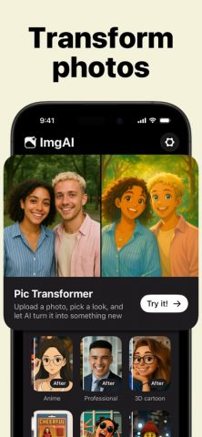ImgAI: AI Art, Photo Generator для iOS — скриншот 2