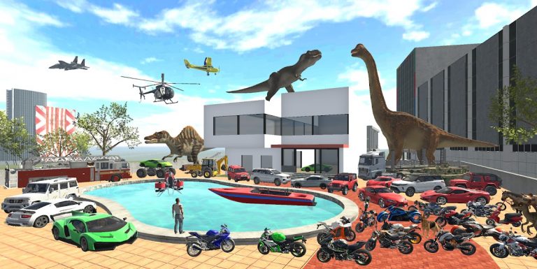 Indian Bikes Driving 3D для Android — скриншот 3
