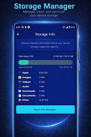 Инфо устройства: Скан системы для Android — скриншот 4