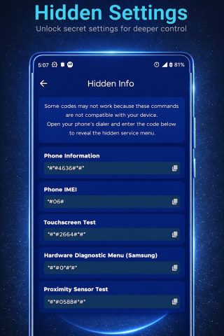 Инфо устройства: Скан системы для Android — скриншот 5