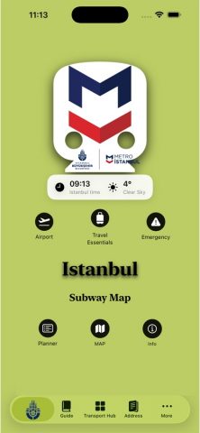 Istanbul Subway Map для iOS — скриншот 1