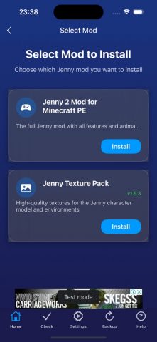 Jenny addon mod for MCPE — скриншот 3