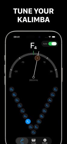 Kalimba Tuner для iOS — скриншот 1