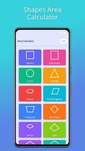 Калькулятор площади фигуры для Android — скриншот 1
