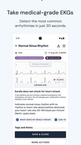 Kardia для Android — скриншот 3