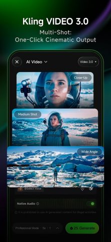 Kling AI: AI Image&Video Maker для Android — скриншот 2