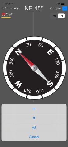 Компас и GPS для iOS — скриншот 3
