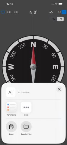 Компас и GPS для iOS — скриншот 4