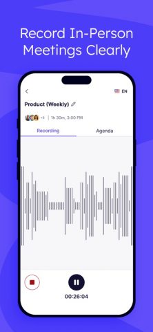 Krisp AI Meeting Note Taker для iOS — скриншот 3