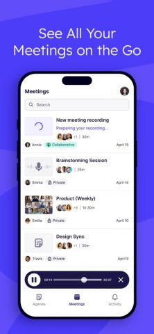 Krisp AI Meeting Note Taker для iOS — скриншот 4
