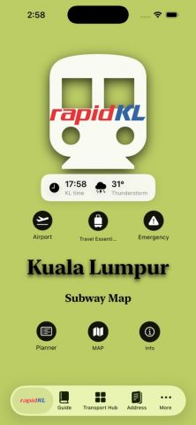 Kuala Lumpur Subway Map — скриншот 1