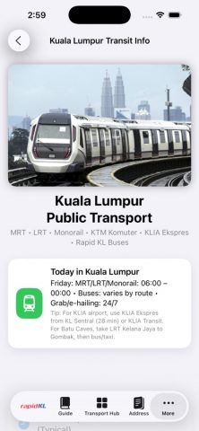 Kuala Lumpur Subway Map — скриншот 5