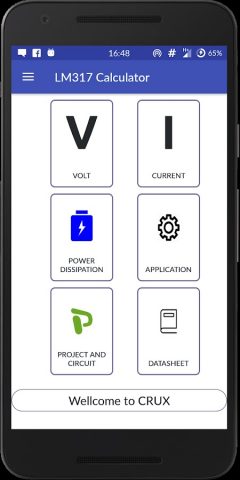 LM317 Calculator : Calculate V для Android — скриншот 1