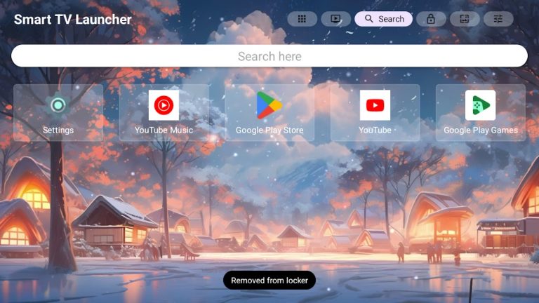 Лаунчер для смарт-ТВ для Android — скриншот 3