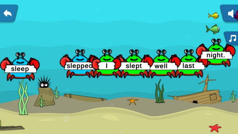 Learn English Game-Grab a Crab для Android — скриншот 4