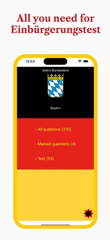 Leben in Deutschland для iOS — скриншот 2