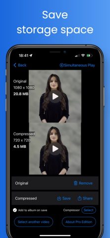 Легкий Видео Компрессор для iOS — скриншот 3